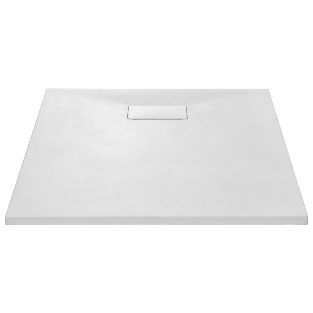 Duschwanne SMC Weiß 100×80 cm - Pazzar.ch