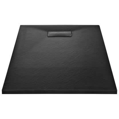 Duschwanne SMC Schwarz 120×70 cm - Pazzar.ch