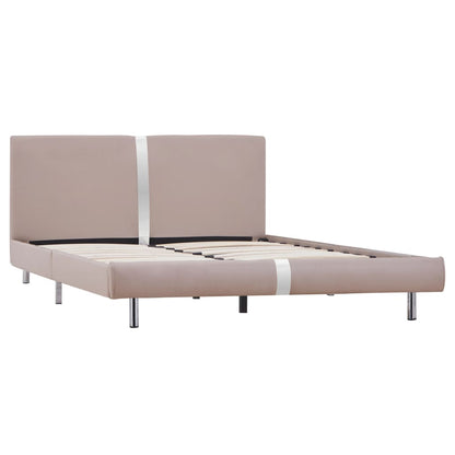 Bettgestell Cappuccino-Braun Kunstleder 140x200 cm - Pazzar.ch