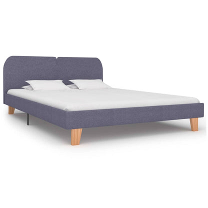 Bettgestell Hellgrau Stoff 180x200 cm - Pazzar.ch