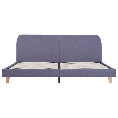 Bettgestell Hellgrau Stoff 180x200 cm - Pazzar.ch