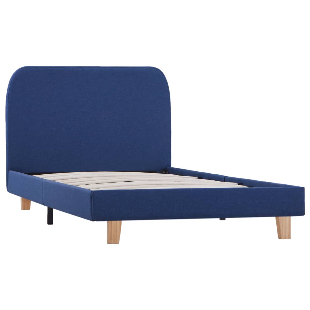 Bettgestell Blau Stoff 90x200 cm - Pazzar.ch