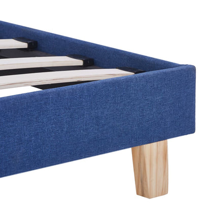 Bettgestell Blau Stoff 90x200 cm - Pazzar.ch