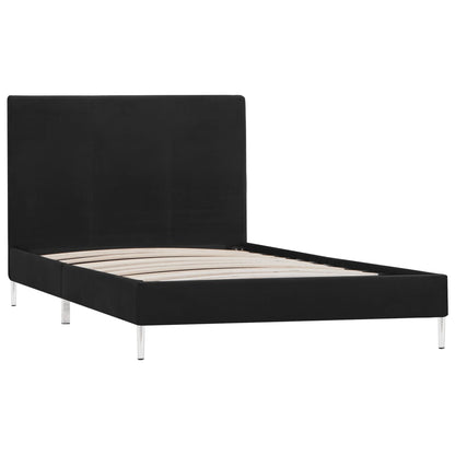 Bettgestell Schwarz Stoff 90x200 cm - Pazzar.ch