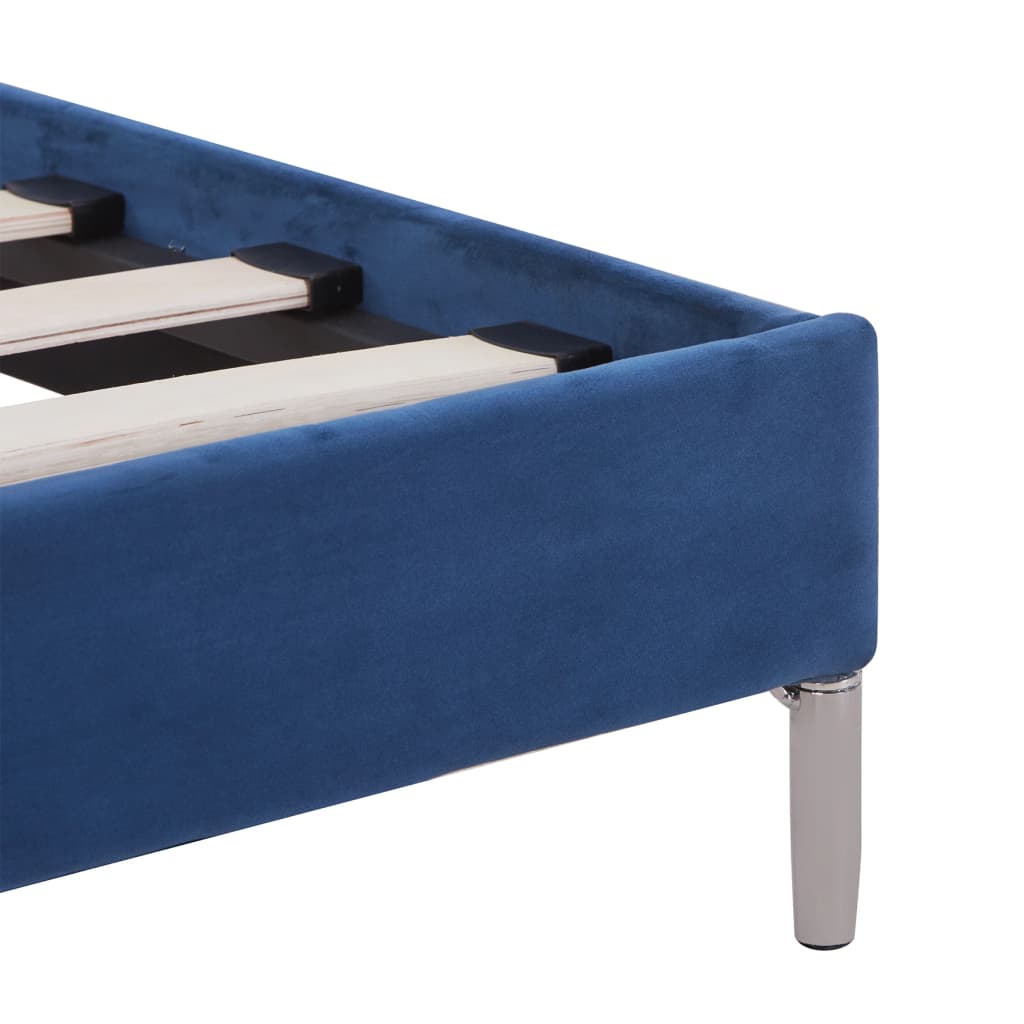 Bettgestell Blau Stoff 180 x 200 cm - Pazzar.ch