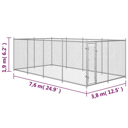 Outdoor-Hundezwinger 8x4x2 m - Pazzar.ch