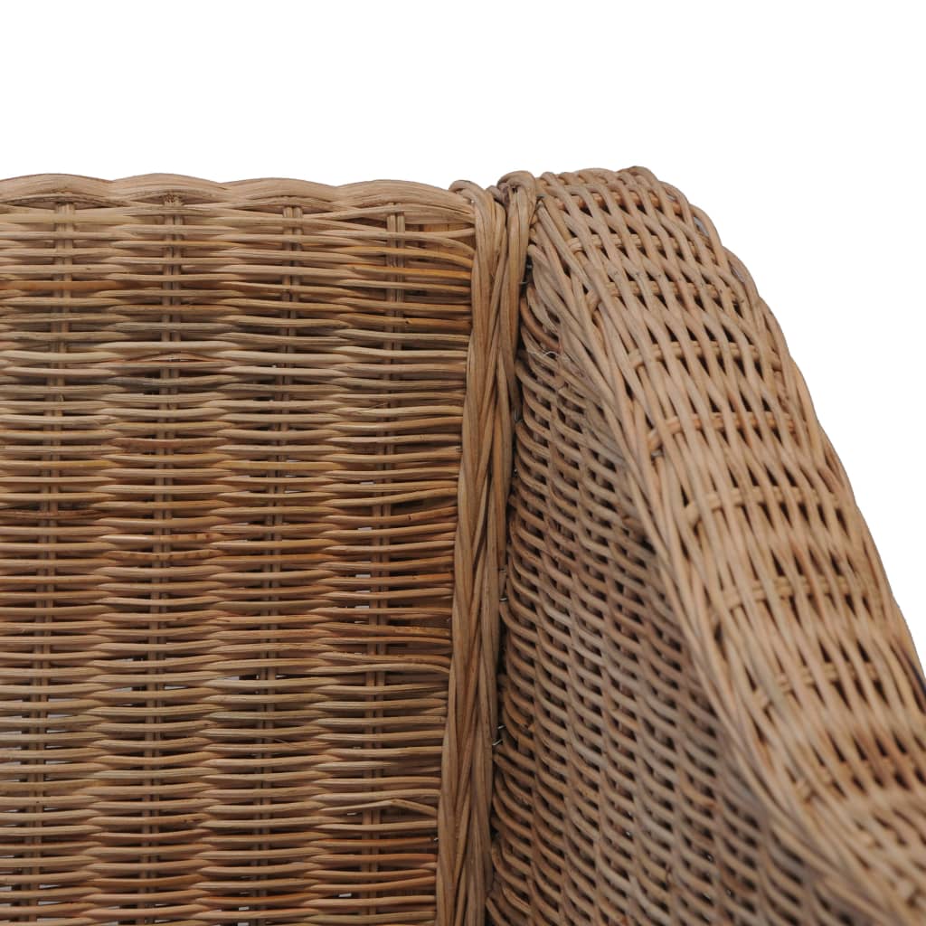 Sessel mit Auflagen Natur Rattan - Pazzar.ch