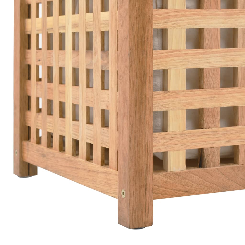 Wäschetruhe 77,5×37,5×46,5 cm Walnuss Massivholz - Pazzar.ch