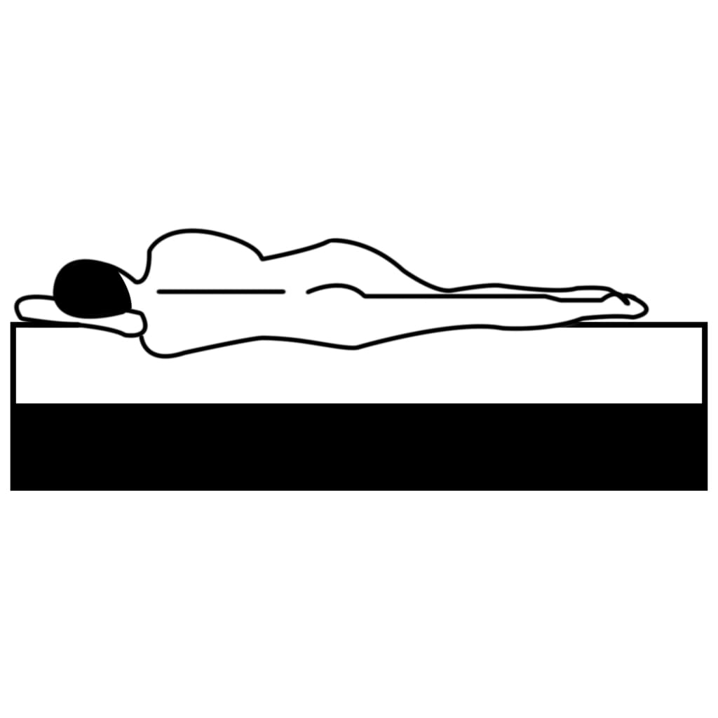 Matratzenauflage 80 x 200 cm viskoelastischer Memory-Schaum 6cm - Pazzar.ch