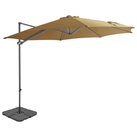 Sonnenschirm mit Schirmständer Taupe - Pazzar.ch