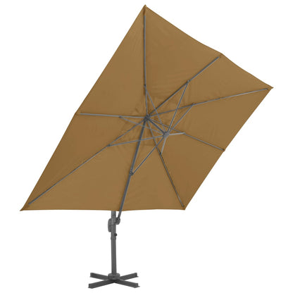 Sonnenschirm mit Schirmständer Taupe - Pazzar.ch
