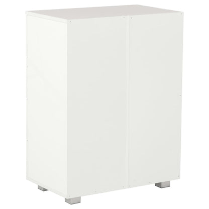 Sideboard Hochglanz-Weiß 60x35x80 cm Holzwerkstoff - Pazzar.ch