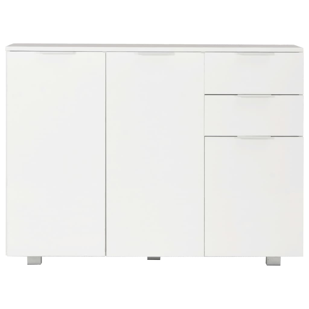 Sideboard Hochglanz-Weiß 107x35x80,5 cm - Pazzar.ch