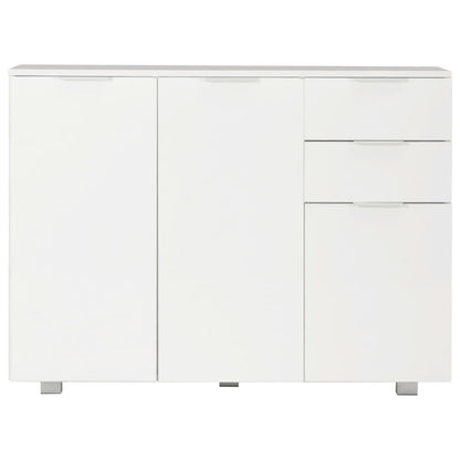 Sideboard Hochglanz-Weiß 107x35x80,5 cm - Pazzar.ch