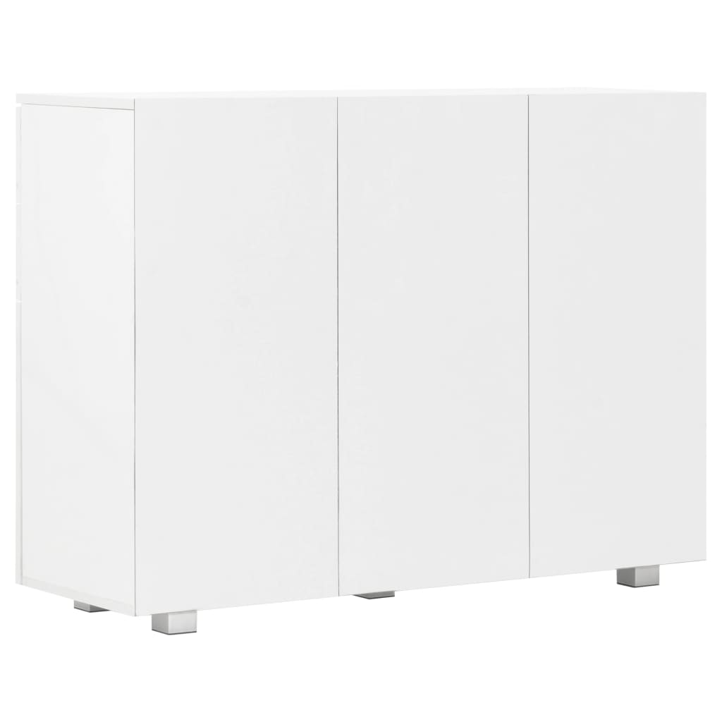 Sideboard Hochglanz-Weiß 107x35x80,5 cm - Pazzar.ch