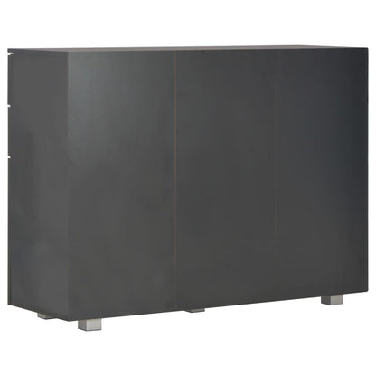Sideboard Hochglanz-Schwarz 107x35x80,5 cm - Pazzar.ch