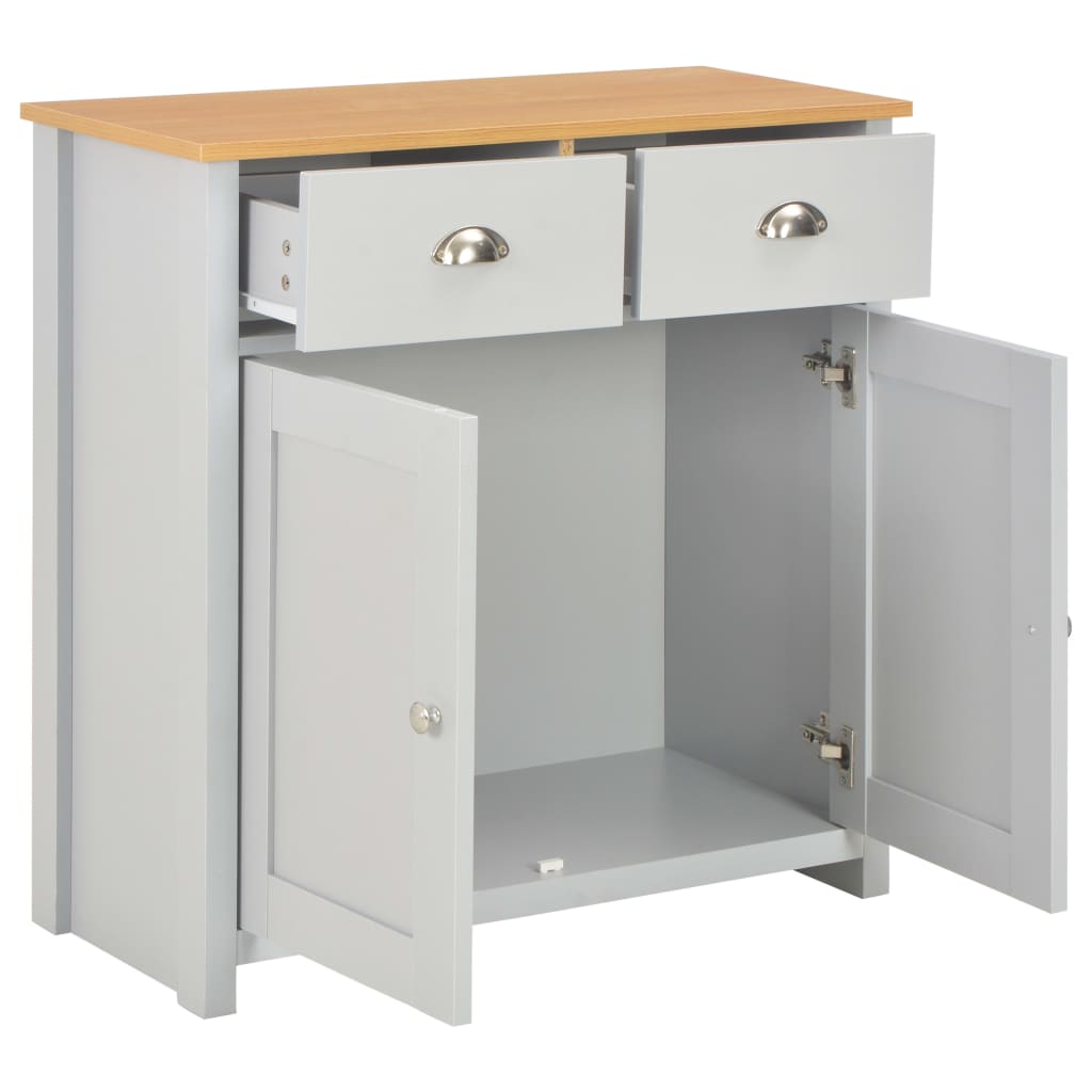 Sideboard Grau vidaXL Sideboard Grau 79 x 35 x 81 cm - Pazzar.ch
