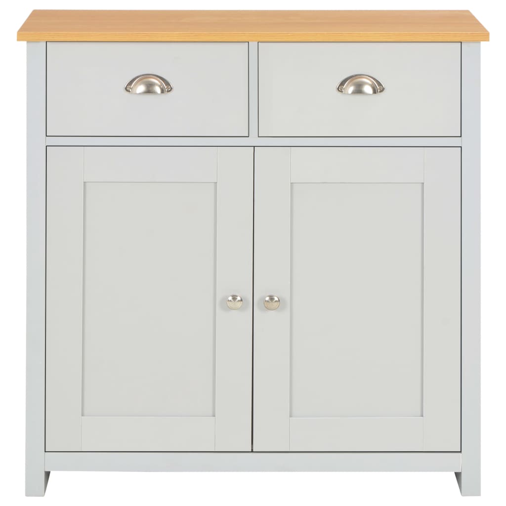 Sideboard Grau vidaXL Sideboard Grau 79 x 35 x 81 cm - Pazzar.ch