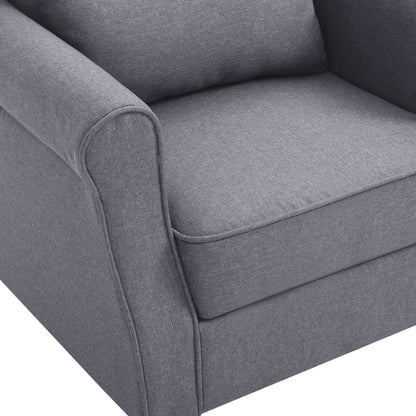 Sessel Dunkelgrau Stoff - Pazzar.ch