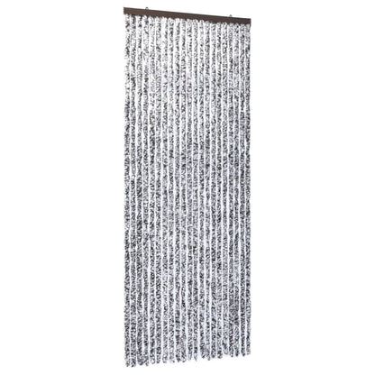 Insektenschutz-Vorhang Braun und Beige 90x220 cm Chenille - Pazzar.ch