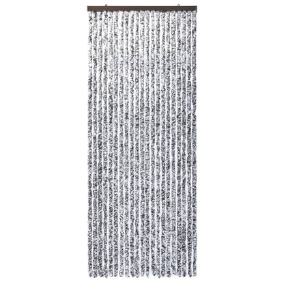 Insektenschutz-Vorhang Braun und Beige 90x220 cm Chenille - Pazzar.ch
