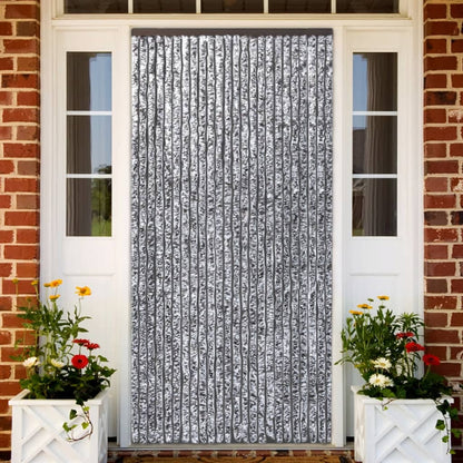 Insektenschutz-Vorhang Braun und Beige 90x220 cm Chenille - Pazzar.ch