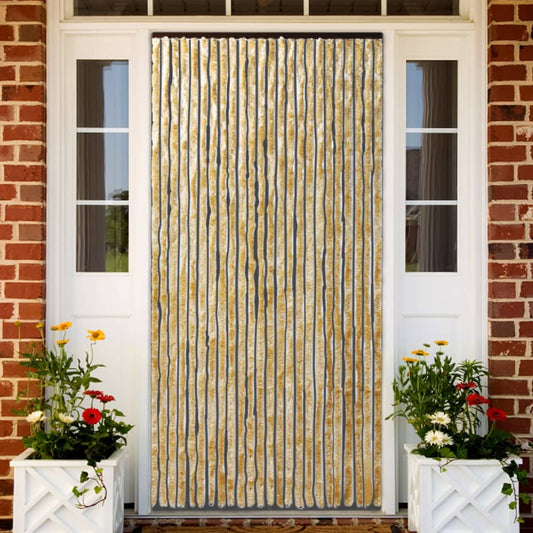 Insektenschutz-Vorhang Beige 90x220 cm Chenille - Pazzar.ch