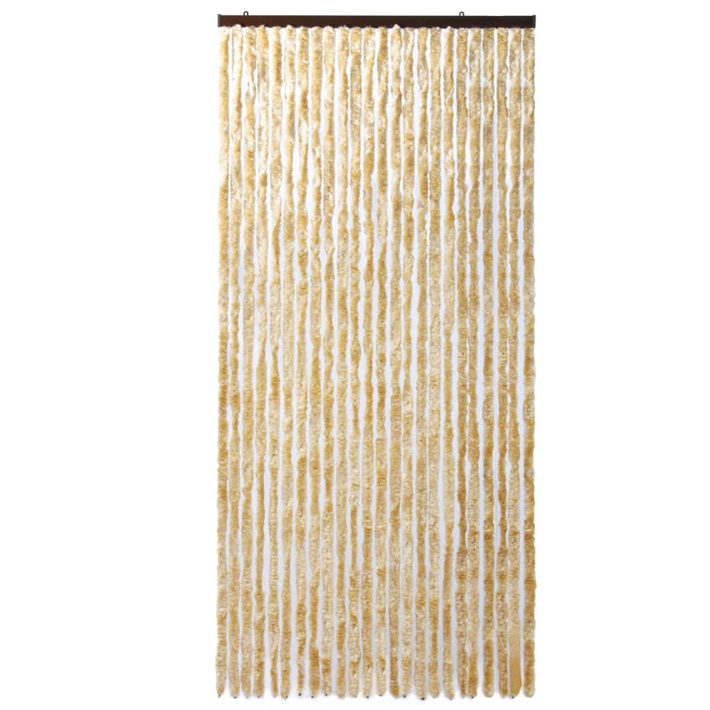 Insektenschutz-Vorhang Beige 100x220 cm Chenille - Pazzar.ch