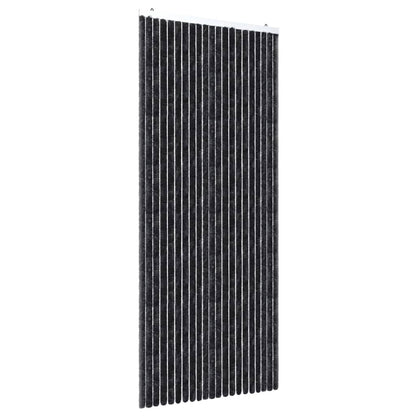 Insektenschutz-Vorhang Anthrazit 90x220 cm Chenille - Pazzar.ch