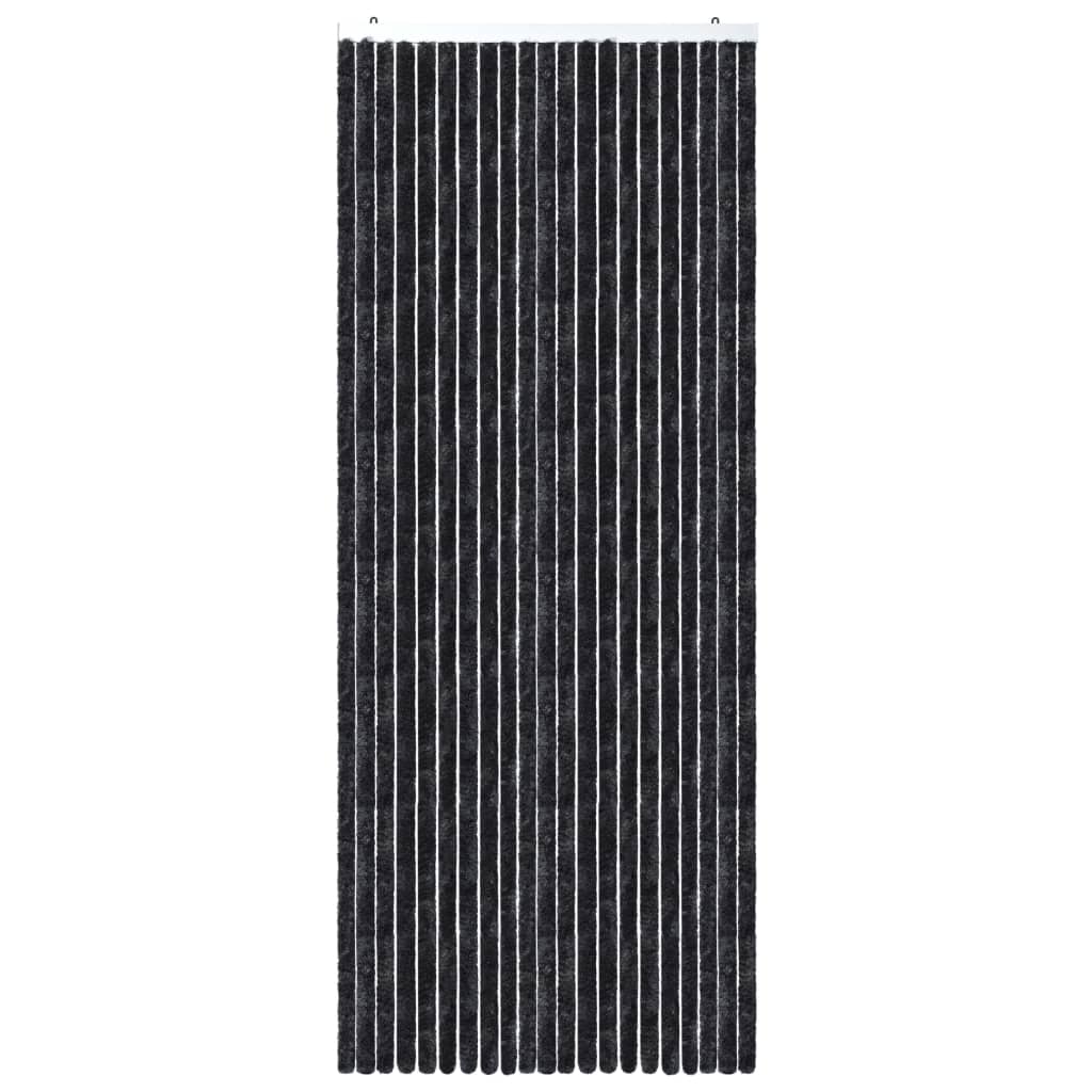 Insektenschutz-Vorhang Anthrazit 90x220 cm Chenille - Pazzar.ch