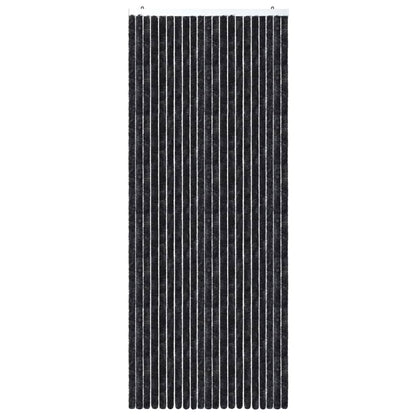 Insektenschutz-Vorhang Anthrazit 90x220 cm Chenille - Pazzar.ch