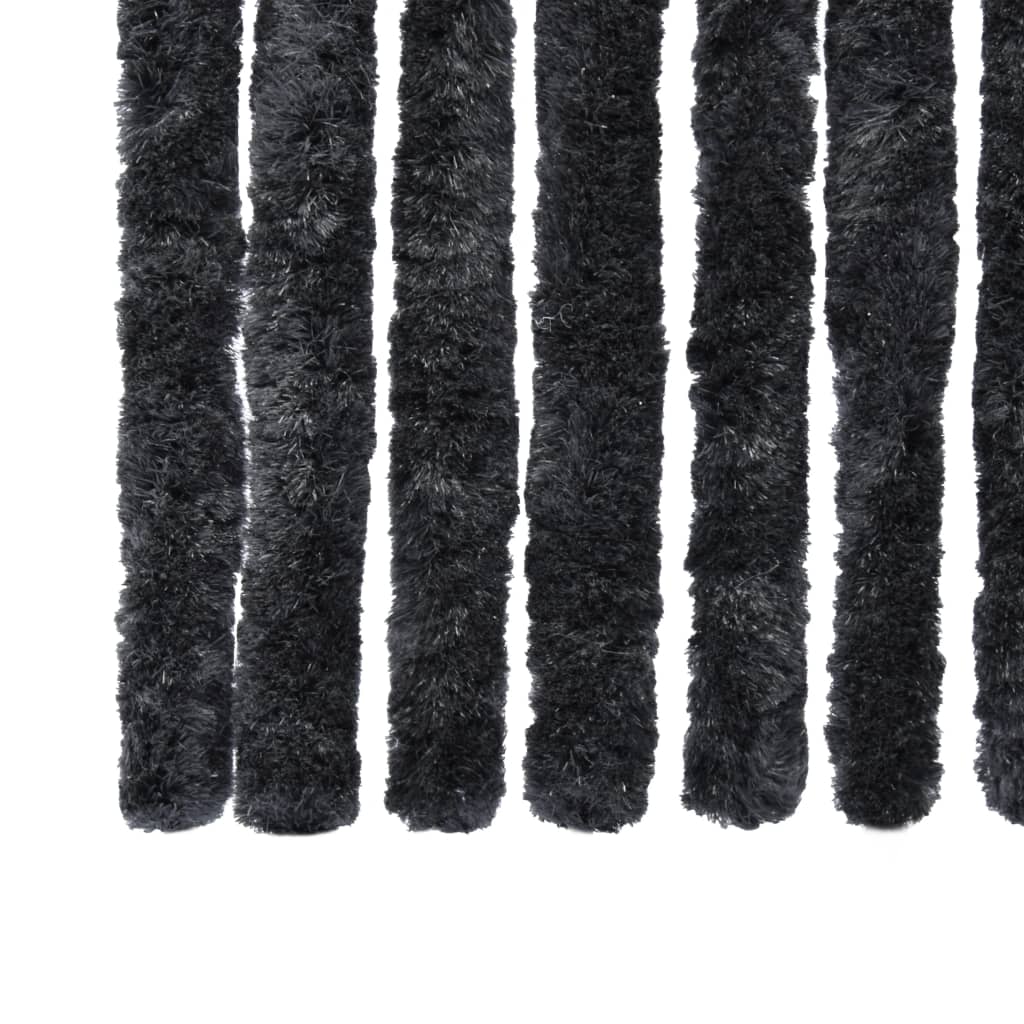 Insektenschutz-Vorhang Anthrazit 90x220 cm Chenille - Pazzar.ch