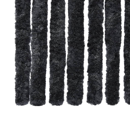Insektenschutz-Vorhang Anthrazit 90x220 cm Chenille - Pazzar.ch