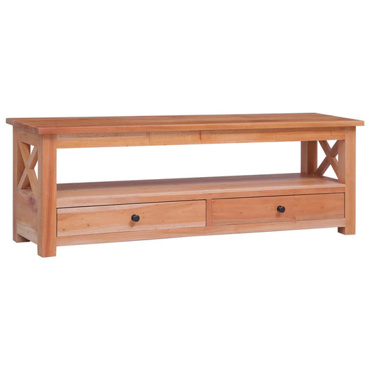 TV-Schrank 120 x 30 x 40 cm Massivholz Mahagoni - Pazzar.ch