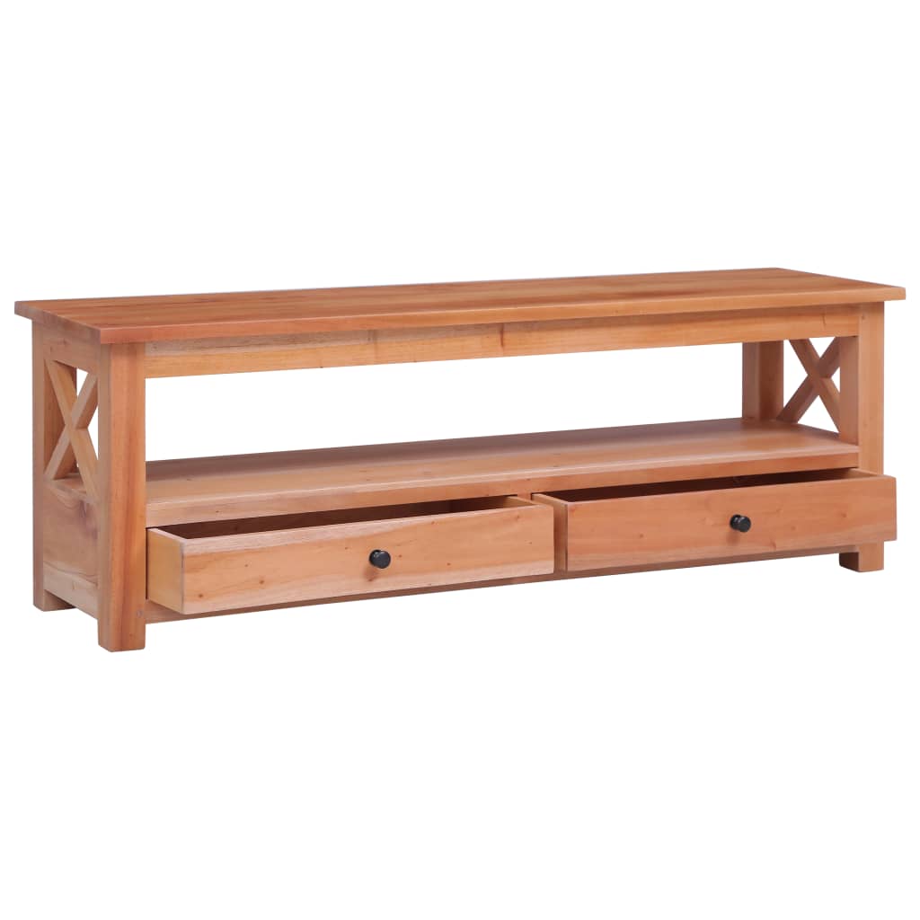 TV-Schrank 120 x 30 x 40 cm Massivholz Mahagoni - Pazzar.ch