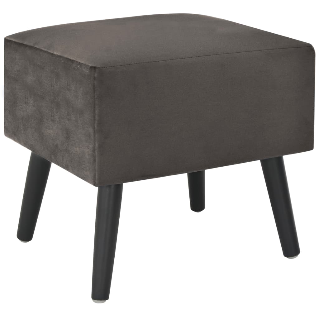 Nachttische 2 Stk. Grau 40 x 35 x 40 cm Samt - Pazzar.ch
