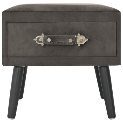 Nachttische 2 Stk. Grau 40 x 35 x 40 cm Samt - Pazzar.ch