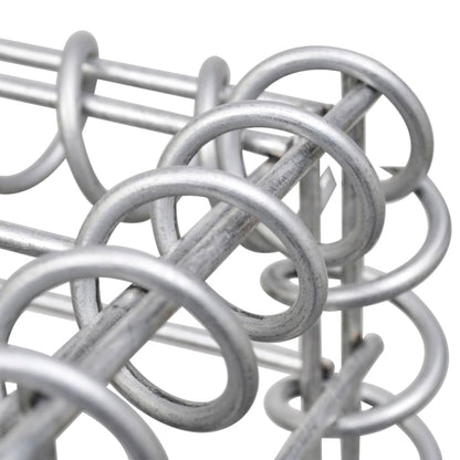 Gabionenkörbe 3 Stk. Verzinkter Stahl 25 x 25 x 197 cm - Pazzar.ch