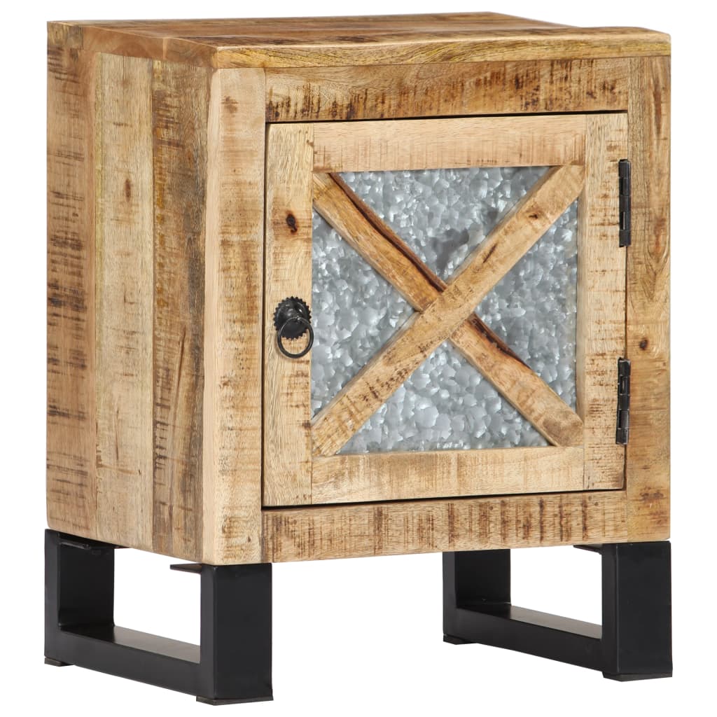 Nachttisch 40 x 30 x 50 cm Mangoholz Massiv - Pazzar.ch