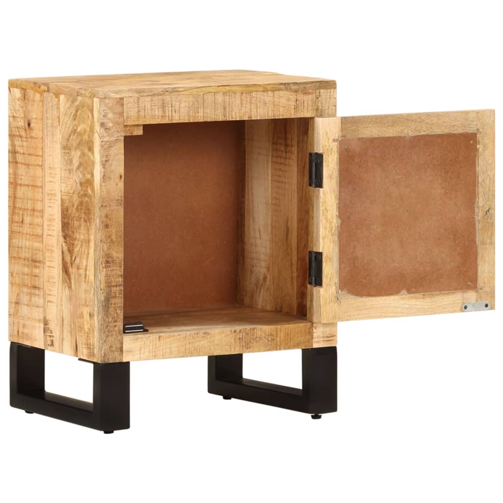 Nachttisch 40 x 30 x 50 cm Mangoholz Massiv - Pazzar.ch