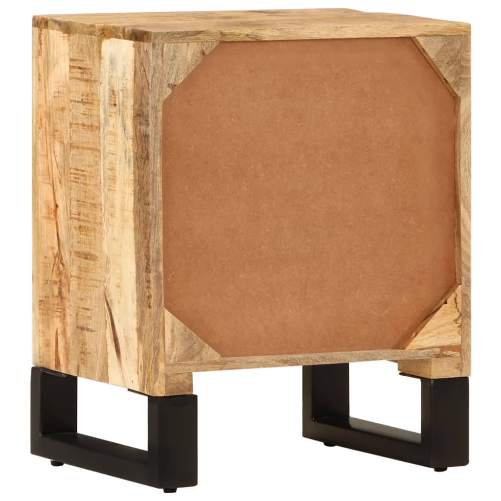 Nachttisch 40 x 30 x 50 cm Mangoholz Massiv - Pazzar.ch