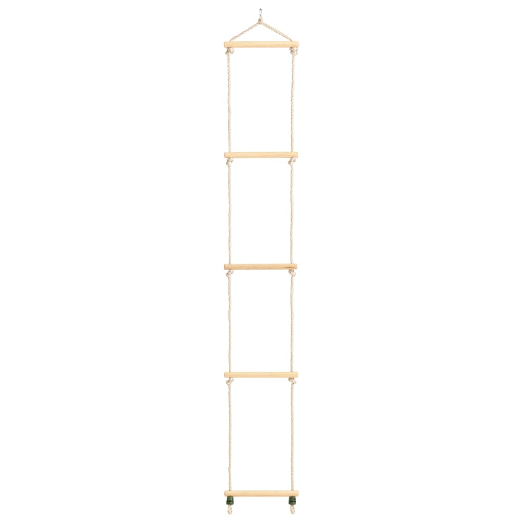 Kinder-Strickleiter Massivholz und PE 30x168 cm