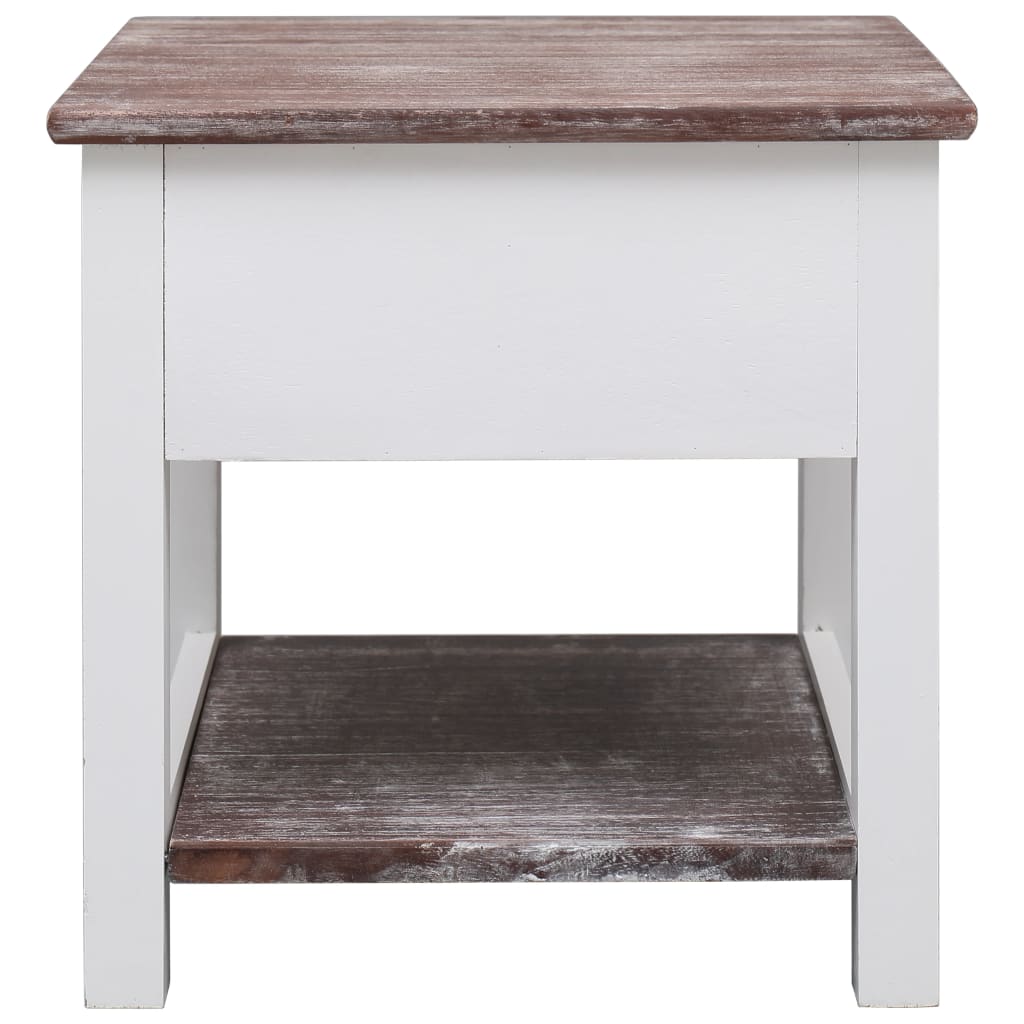 Beistelltisch Braun 40x40x40 cm Paulownia Holz - Pazzar.ch