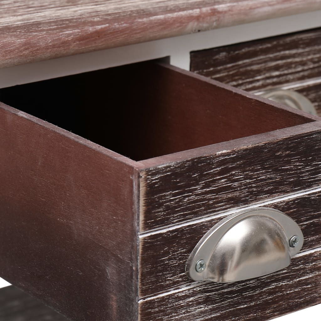Beistelltisch Braun 40x40x40 cm Paulownia Holz - Pazzar.ch