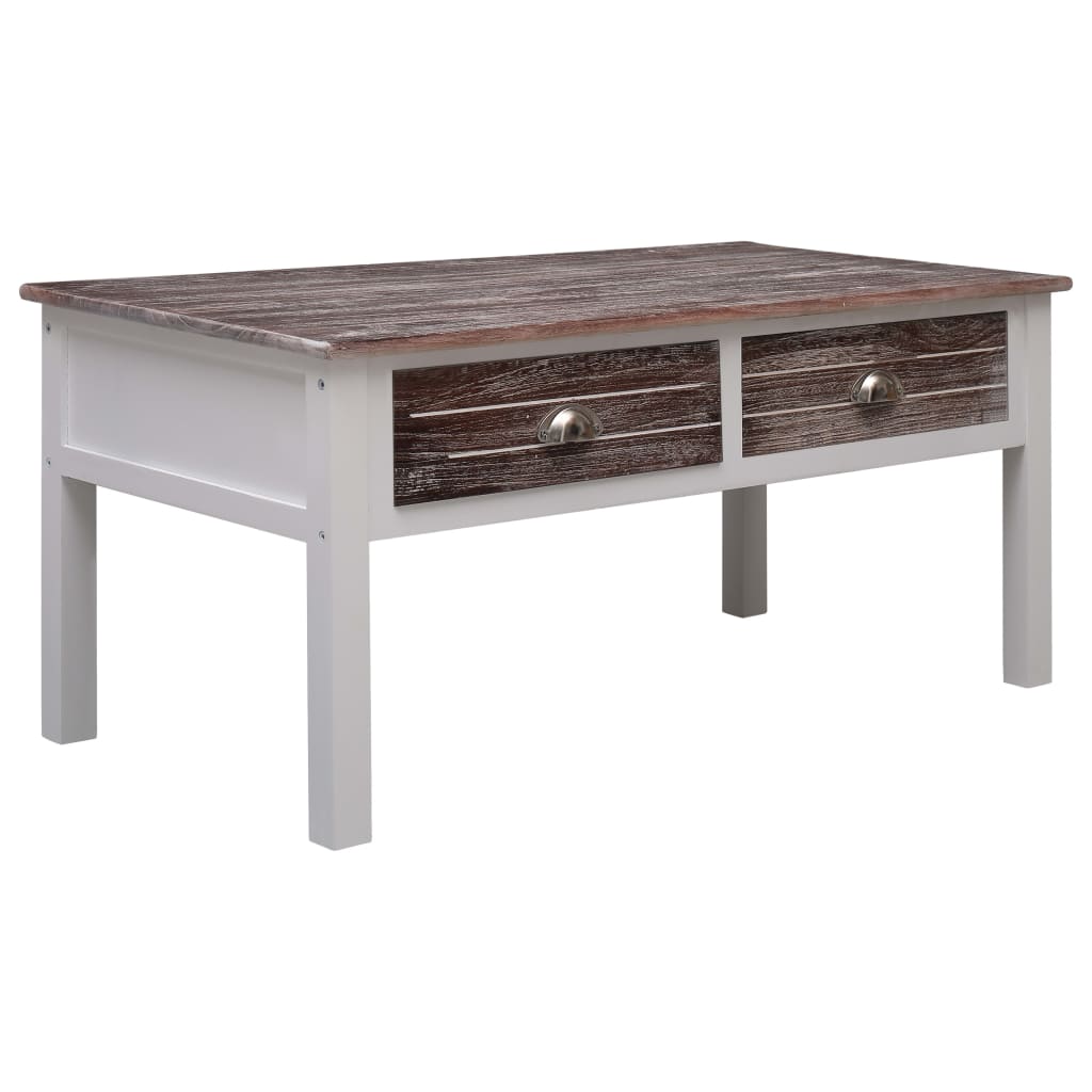 Couchtisch Braun 100 x 50 x 45 cm Holz - Pazzar.ch
