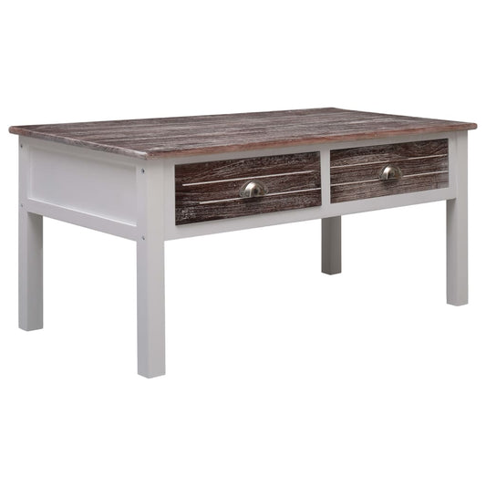 Couchtisch Braun 100 x 50 x 45 cm Holz - Pazzar.ch