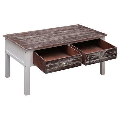 Couchtisch Braun 100 x 50 x 45 cm Holz - Pazzar.ch