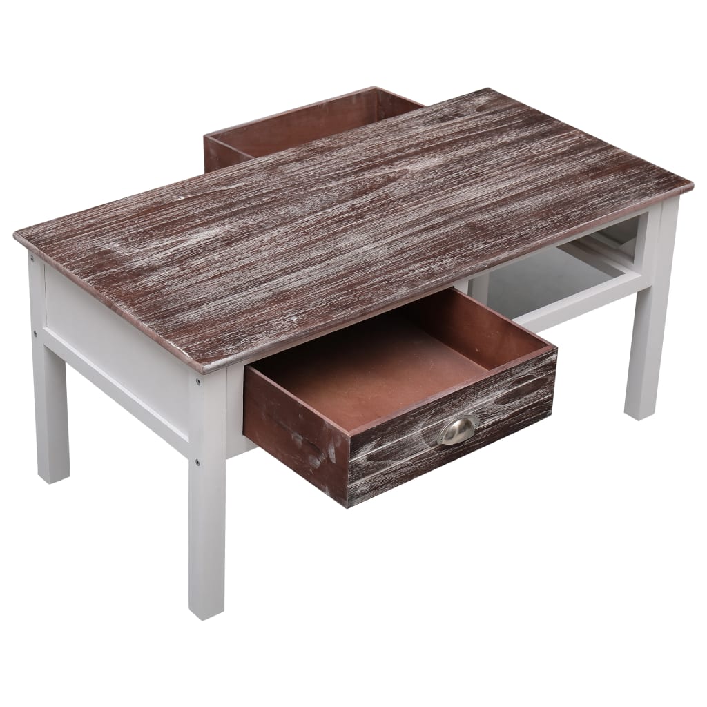 Couchtisch Braun 100 x 50 x 45 cm Holz - Pazzar.ch