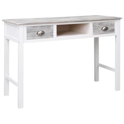 Schreibtisch Grau 110×45×76 cm Holz - Pazzar.ch
