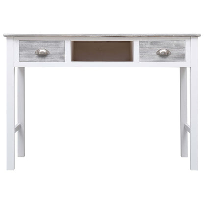 Schreibtisch Grau 110×45×76 cm Holz - Pazzar.ch